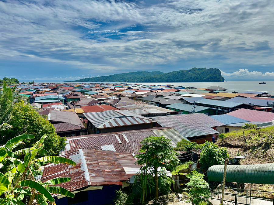 Sim Sim Traditional Floating Village in Sandakan 2  Print