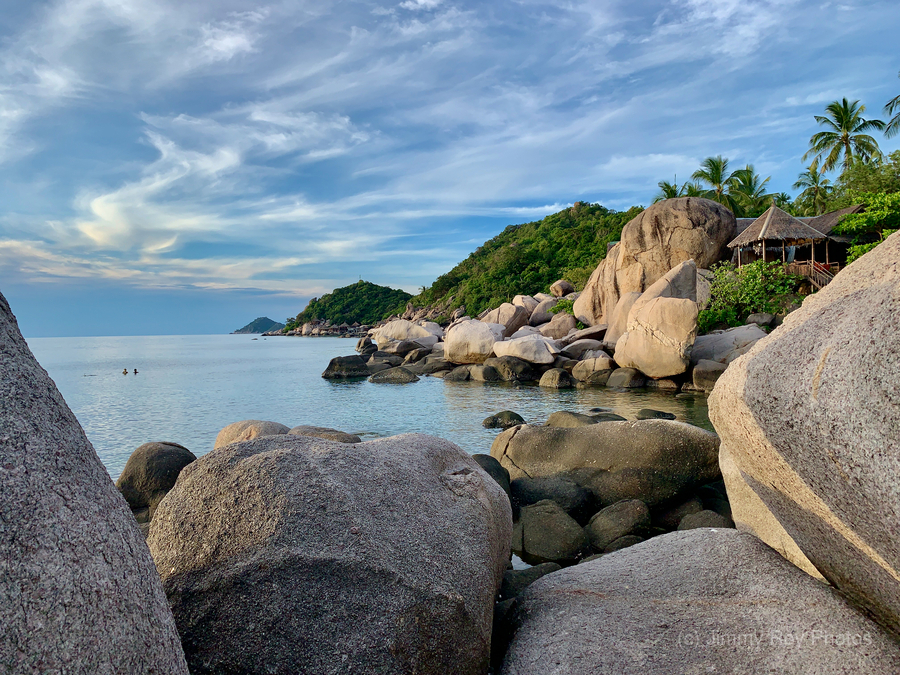 Through the Rocks  Print