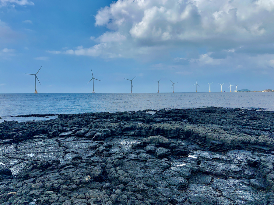 Wind Mills Jeju South Korea 2  Print