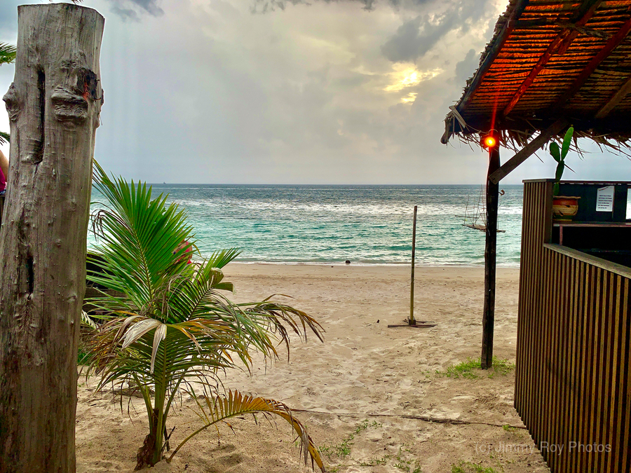 A Peak at the Beach  Print