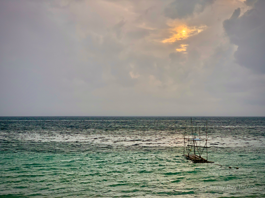 Alone on the Sea  Print