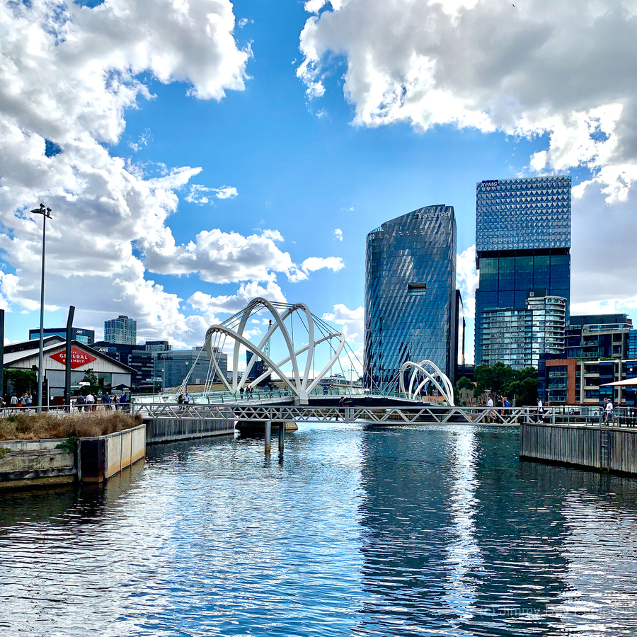 Around Yarra River in Melboune 2  Print