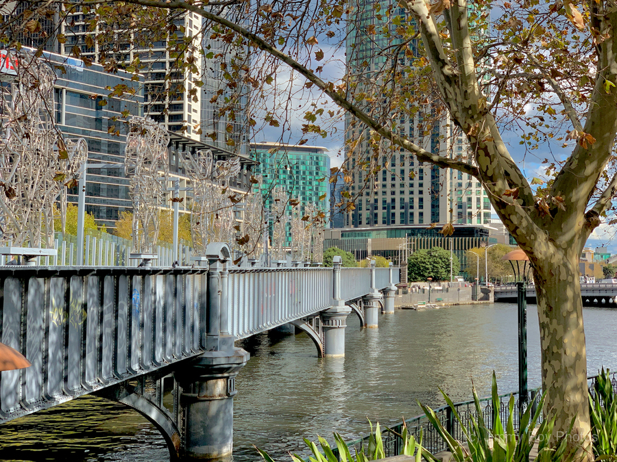 Around Yarra River in Melboune 4  Print