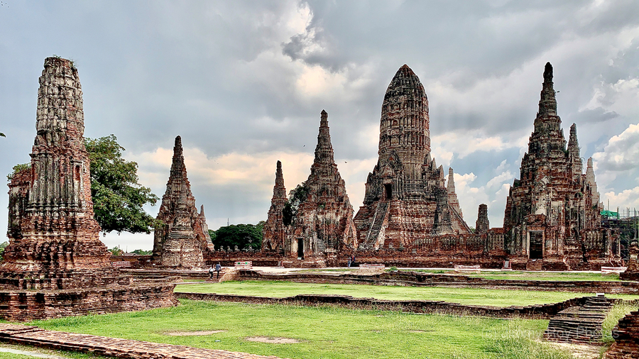 Ayutthaya Historical Park Temples 1  Print