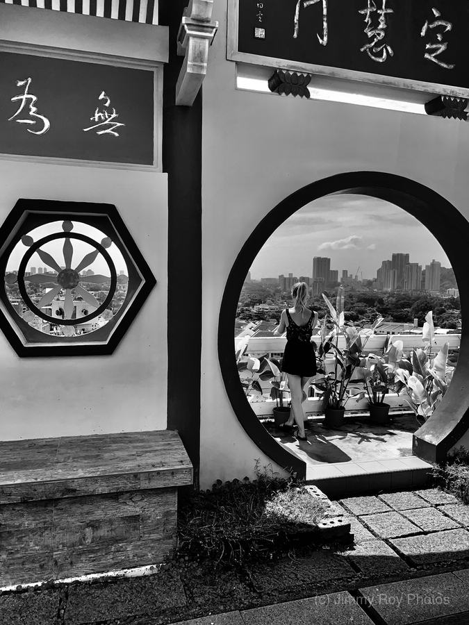 BW Kek Lok Si Temple Penang Malaysia  Print