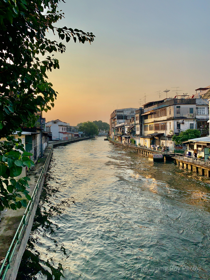 Bangkoks River at Dawn  Print