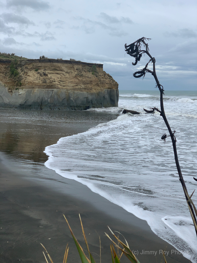 Black Sand on the Coast  Print