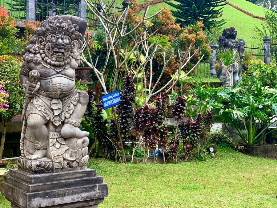 Indonesian Statue in the Garden  Print