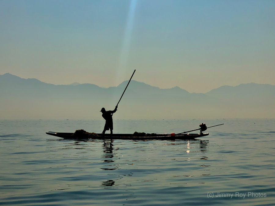 Inle Lake Fisherman 2 in Myanmar  Print