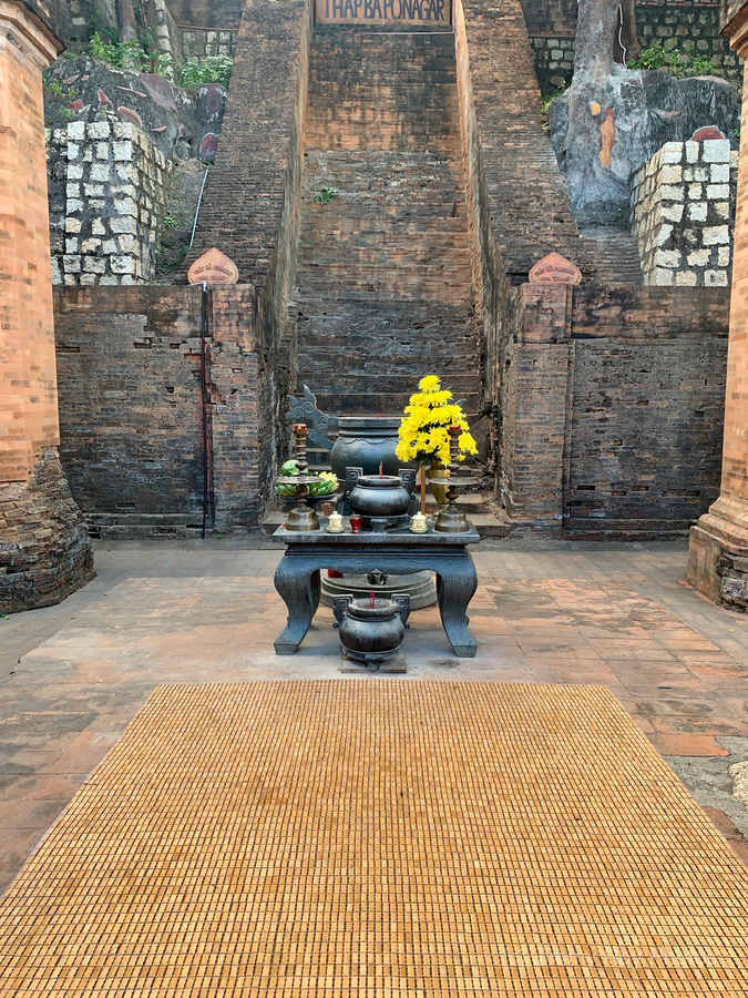 Inside the Ponagar Temple Nha Trang  Print