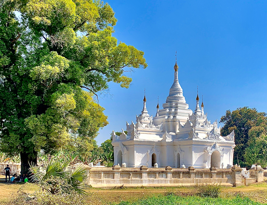 Little White Temple  Print