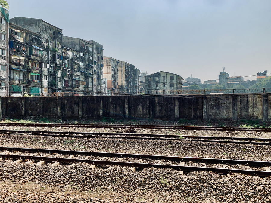 Living by the Railroad  Print