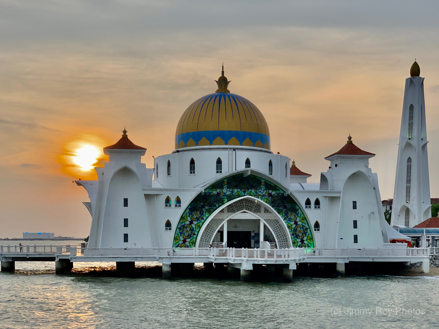 Masjid Selat Mosque In Melaka 1  Print
