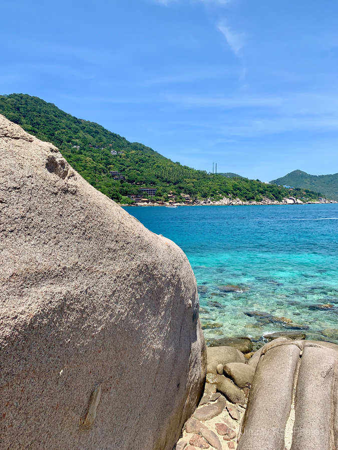 Mountains Water and Rocks  Print