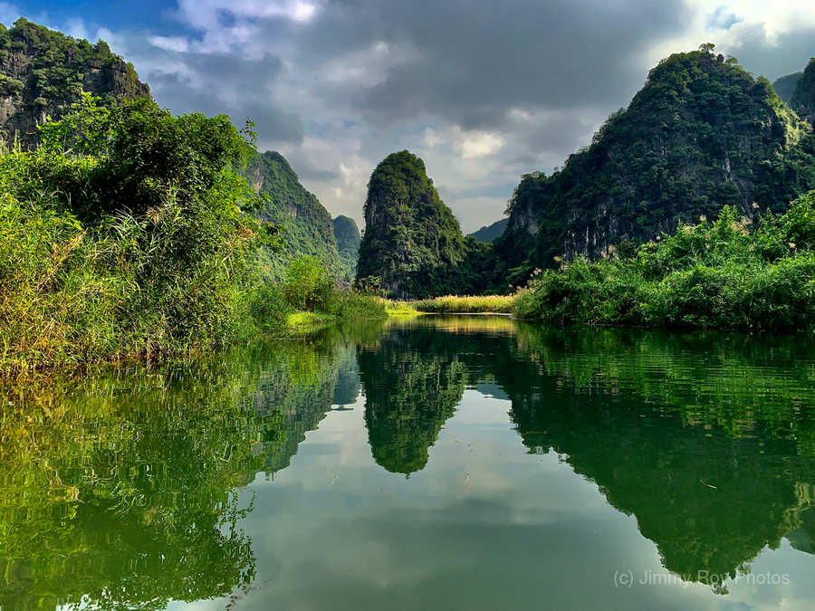 Ninh Binh Reflections Vietnam 3  Print