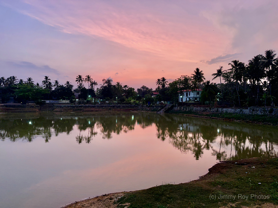 Purple Reflection on the Lake  Print