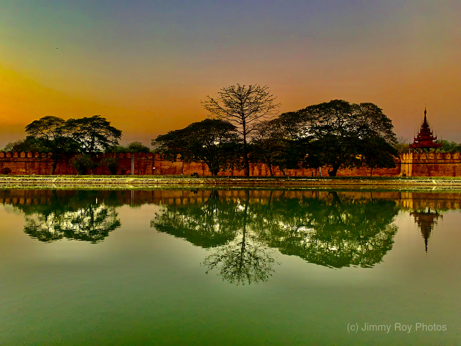 Reflections of Mandalay 3  Print