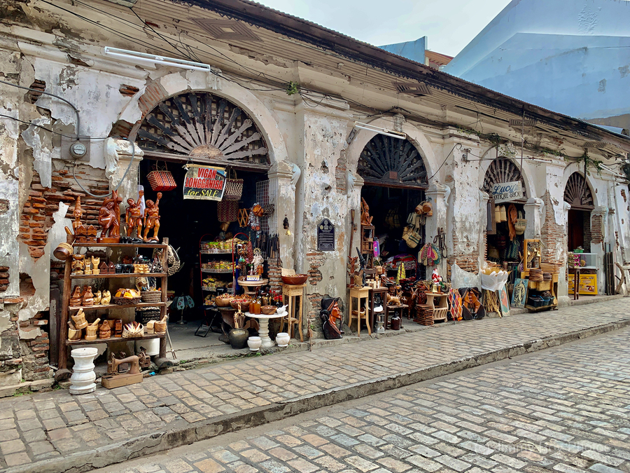 Shops in Vigan Philippines  Print