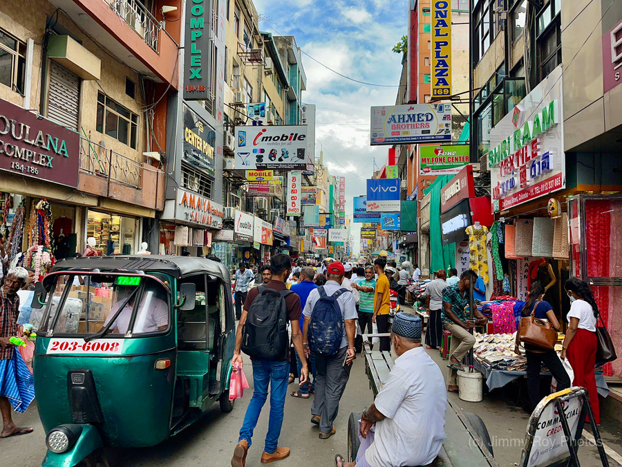 Sri Lankan Busy Street  Imprimer