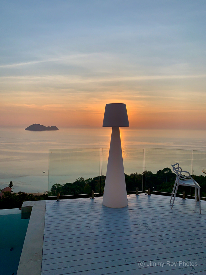 Sunlit White Big Lamp  Print