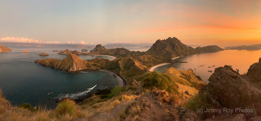 Sunrise on Padar Island Indonesia 2  Print