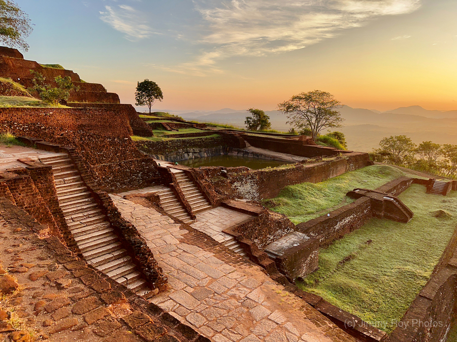 Sunrise on Top of Sigiriya Sri Lanka 5  Print