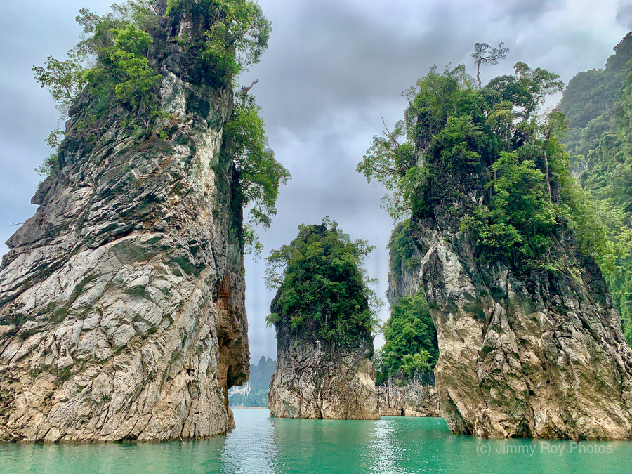 The 3 Rocks on Khao Sok Lake  Print