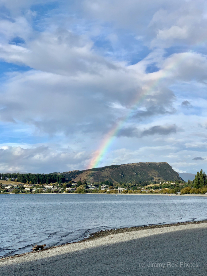The Rainbow over the Hill  Print