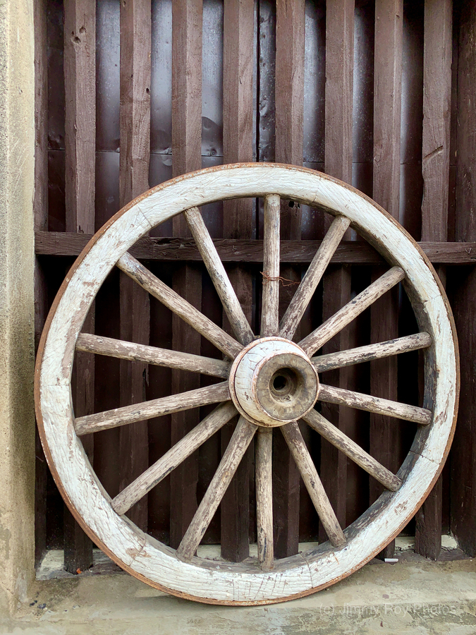 The Wooden Wheel  Print