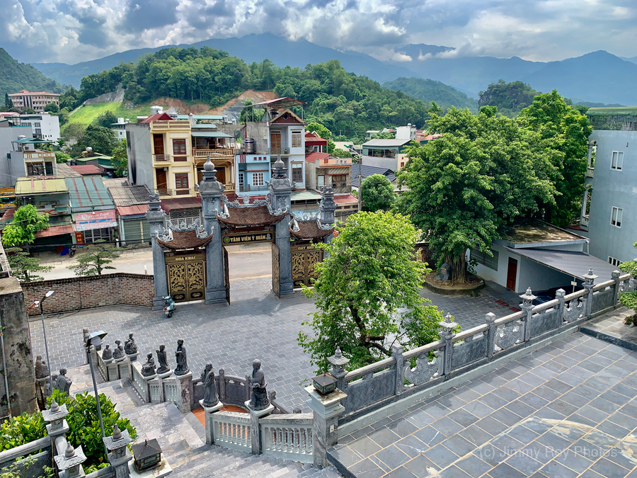Town from Temple  Print