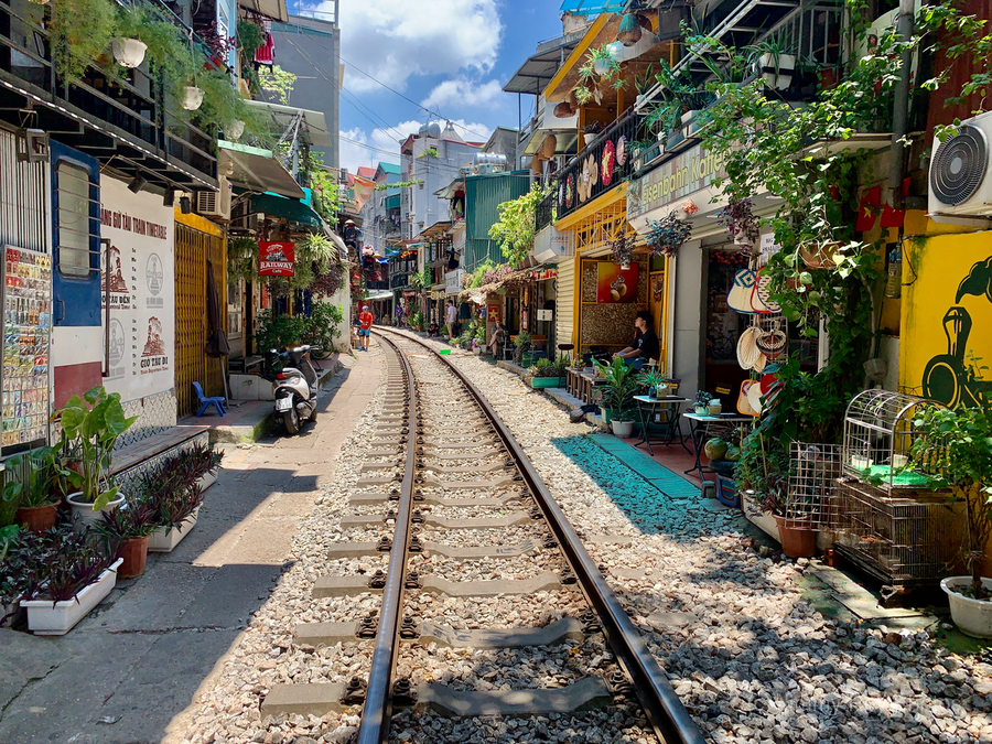 Train Street Hanoi  Print