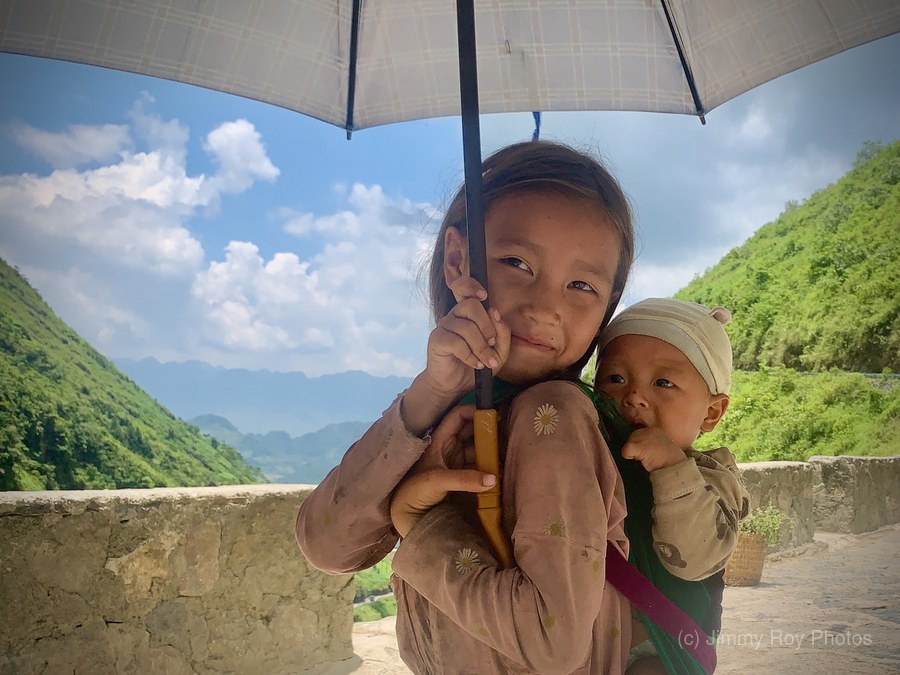 Umbrella Baby Girl  Print