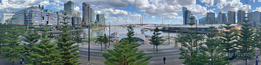 Victoria Harbour in Melbourne 3  Print