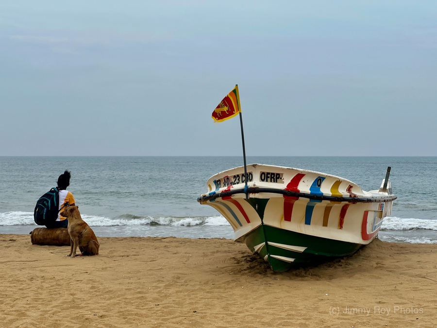 Waiting on the Beach  Print