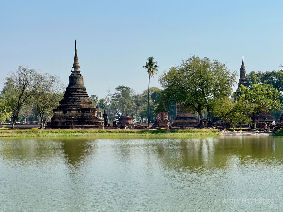 Wat Mahathat Temple Old Sukhothai Thailand 5  Print