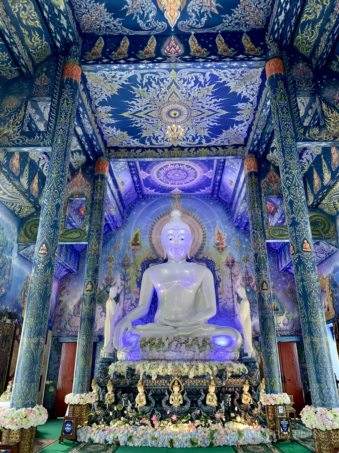 Wat Rong Suea Ten Blue Temple 3  Print