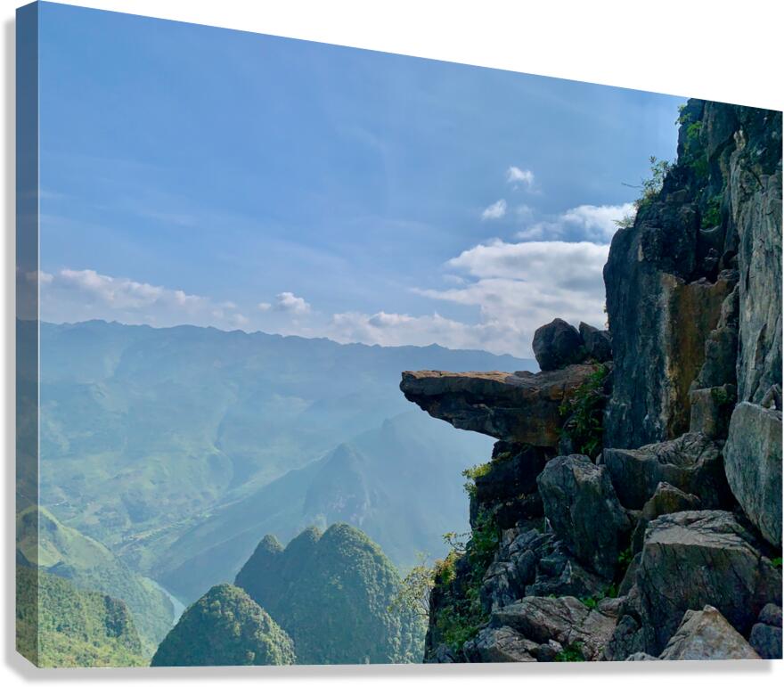 Mountain Natural Viewing Platform Canvas Print