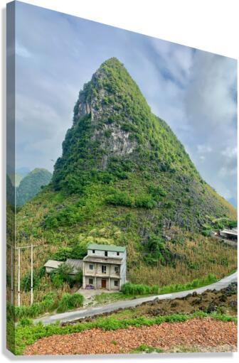 Living by the Hill Canvas Print