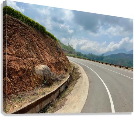 Drive by the Curve  Canvas Print