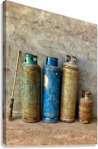 Gas Tanks  Canvas Print