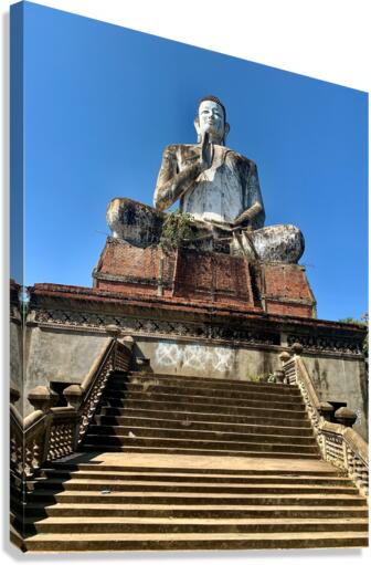 Buddha Monument Canvas Print