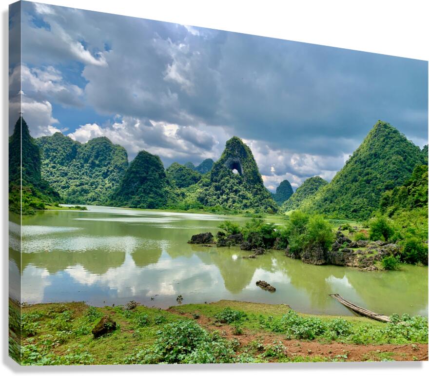 Angel Eye Mountain Canvas Print