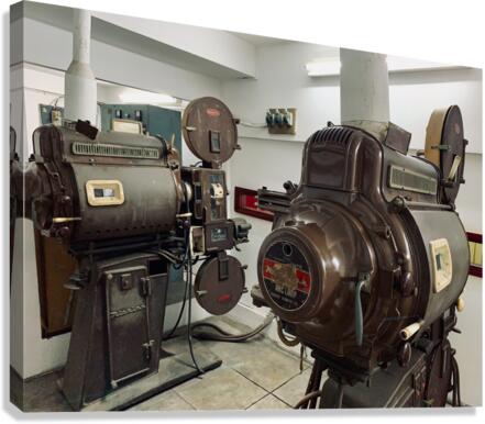 Old Projectors Canvas Print