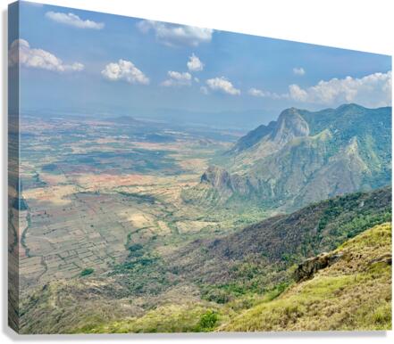 Look Down on the Valley  Canvas Print