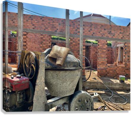 Brick House On the Way Canvas Print