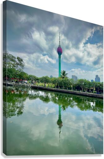 Lotus Tower 2 Canvas Print
