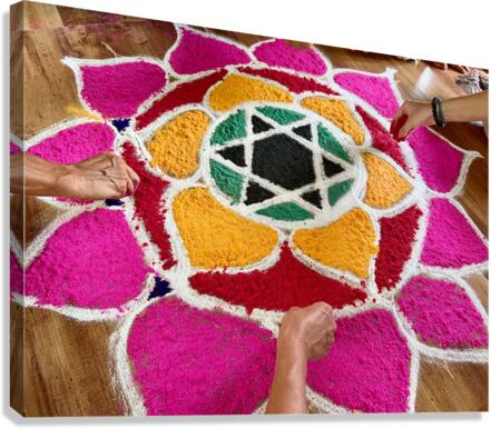 Mandala Hands Canvas Print