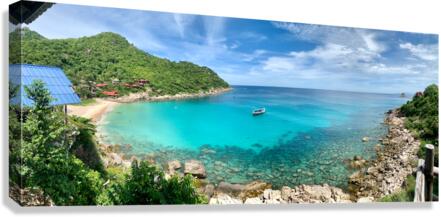 The Blue Bay Canvas Print
