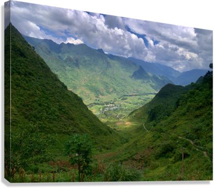 Spotlight in the Mountains Canvas Print