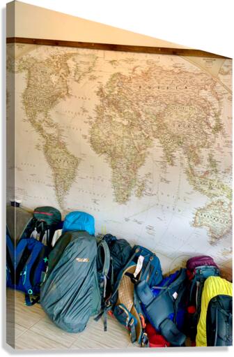 World Backpackers Canvas Print